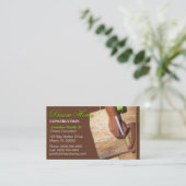 Visitekaartje voor de bouw (Staand voorkant)