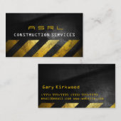 Visitekaartje voor de bouw (Voorkant / Achterkant)