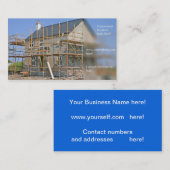 Visitekaartje voor de bouw (Voorkant / Achterkant)