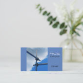 Visitekaartje voor de bouw (Staand voorkant)