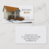 Visitekaartje voor de bouw (Voorkant / Achterkant)