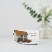 Visitekaartje voor de bouw (Staand voorkant)