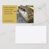 Visitekaartje voor de bouw (Voorkant / Achterkant)