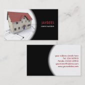 Visitekaartje voor de bouw/architect (Voorkant / Achterkant)