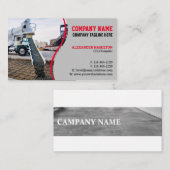 Visitekaartje voor de bouw (beton) (Voorkant / Achterkant)