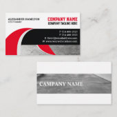 Visitekaartje voor de bouw (beton) (Voorkant / Achterkant)