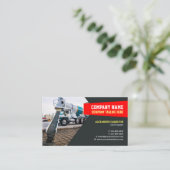 Visitekaartje voor de bouw (beton) (Staand voorkant)