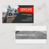 Visitekaartje voor de bouw (beton) (Voorkant / Achterkant)