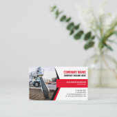 Visitekaartje voor de bouw (beton) (Staand voorkant)