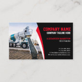 Visitekaartje voor de bouw (beton) (Voorkant)