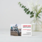 Visitekaartje voor de bouw (beton) 02 (Staand voorkant)