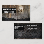 Visitekaartje voor de bouw Handyman (Voorkant / Achterkant)