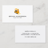 Visitekaartje voor de bouw van heftrucks (Voorkant / Achterkant)