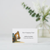 Visitekaartje voor de bouw van hoefijzer (Staand voorkant)