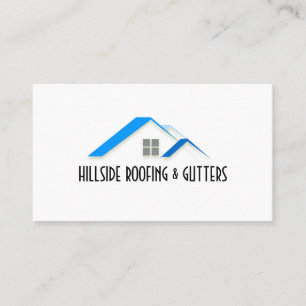 Visitekaartje voor de bouw van Windows voor dakgot