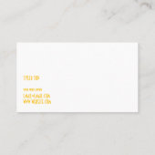 Visitekaartje voor de bouw van Windows voor dakgot (Achterkant)