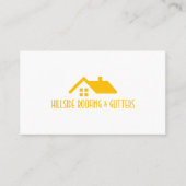 Visitekaartje voor de bouw van Windows voor dakgot (Voorkant)