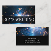 Visitekaartje voor de constructie van lassen (Voorkant / Achterkant)