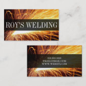 Visitekaartje voor de constructie van lassen (Voorkant / Achterkant)