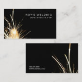 Visitekaartje voor de constructie van lassen (Voorkant / Achterkant)