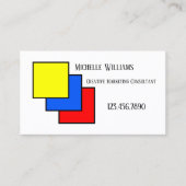 Visitekaartje voor de creatieve marketing van prim (Voorkant)