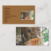 Visitekaartje voor de fotografie van siamese kat A (Voorkant / Achterkant)