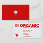 Visitekaartje voor de gezondheid (Voorkant / Achterkant)