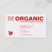 Visitekaartje voor de gezondheid (Achterkant)