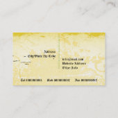 visitekaartje voor de interieurontwerper van plum (Achterkant)