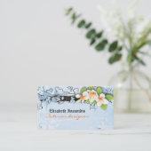 visitekaartje voor de interieurontwerper van plum (Staand voorkant)