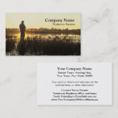 Visitekaartje voor de jacht op eenden (Voorkant / Achterkant)