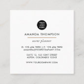 Visitekaartje voor de kantelhoek (Achterkant)