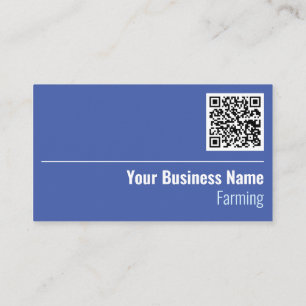 Visitekaartje voor de kwekerij van de QR-code