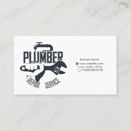 Visitekaartje voor de loodgieter