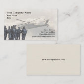 Visitekaartje voor de Luchtvaart van het Leger (Voorkant / Achterkant)