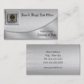 Visitekaartje voor de openbare aanklager van het p (Voorkant / Achterkant)