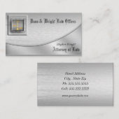 Visitekaartje voor de openbare aanklager van het p (Voorkant / Achterkant)