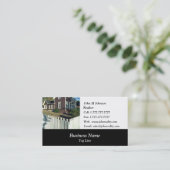 Visitekaartje voor de opslag van onroerend goed (Staand voorkant)