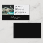 Visitekaartje voor de opslag van onroerend goed (Voorkant / Achterkant)