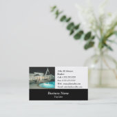 Visitekaartje voor de opslag van onroerend goed (Staand voorkant)