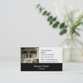 Visitekaartje voor de opslag van onroerend goed (Staand voorkant)