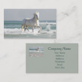 Visitekaartje voor de paardenoceaan (Voorkant / Achterkant)