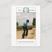 Visitekaartje voor de persoonlijke klassieke Golf  (Voorkant)