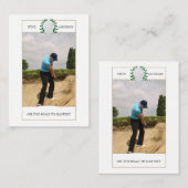 Visitekaartje voor de persoonlijke klassieke Golf  (Voorkant / Achterkant)