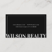 Visitekaartje voor de renovatie van onroerend goed (Achterkant)