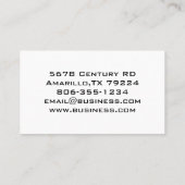 Visitekaartje voor de reparatie van de voorruit (Achterkant)