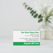 Visitekaartje voor de schapenhouderij (Staand voorkant)