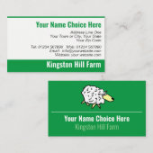 Visitekaartje voor de schapenhouderij (Voorkant / Achterkant)