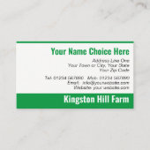 Visitekaartje voor de schapenhouderij (Voorkant)