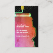 Visitekaartje voor de schilder van de schilder van (Achterkant)